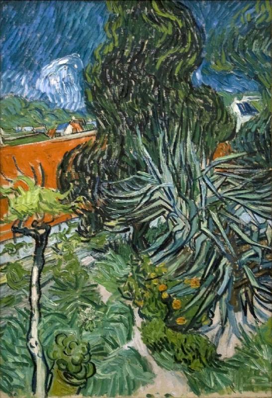 Vincent Van Gogh Doctor Gachets Garden in Auvers